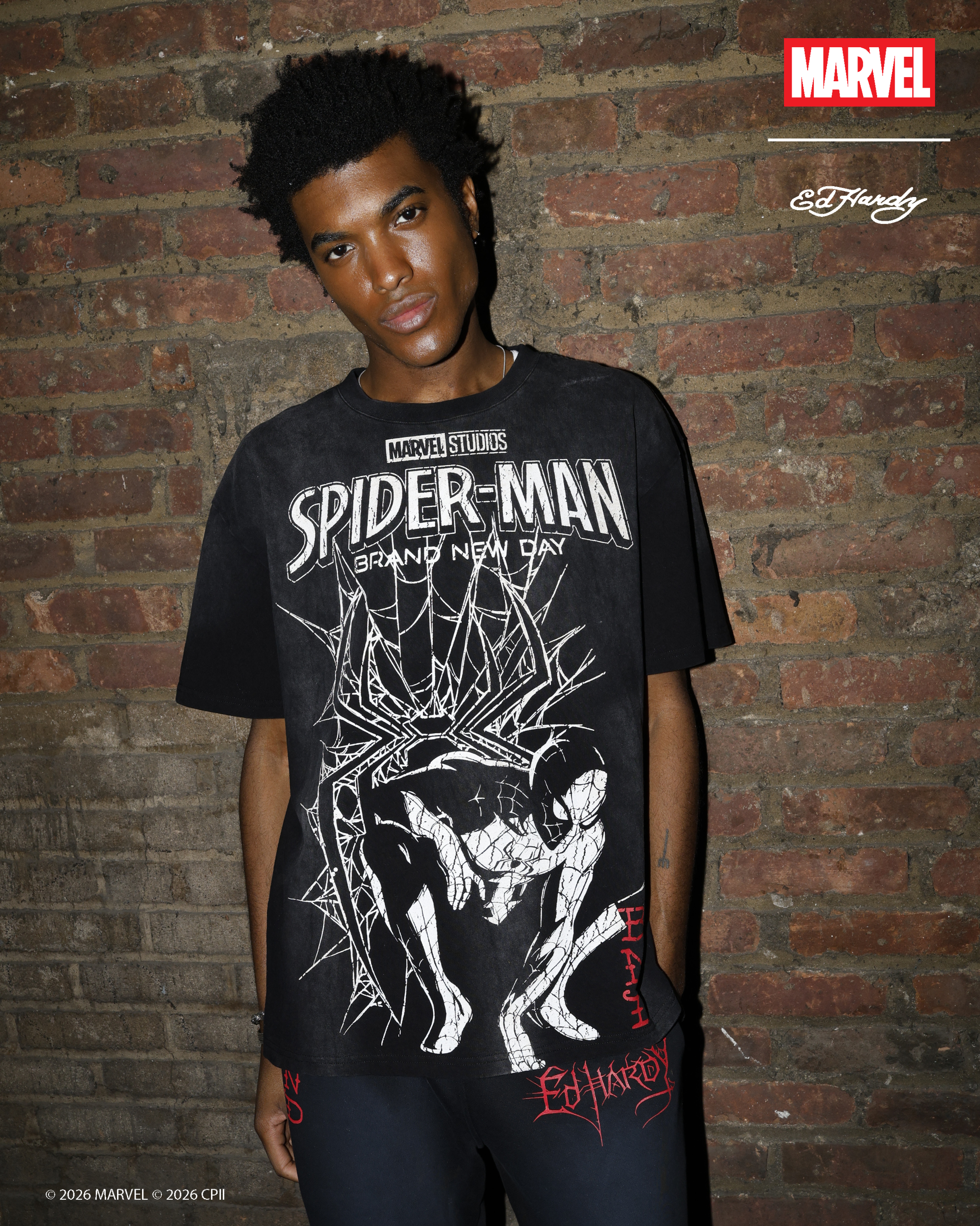 Heart Web Boxy Tee