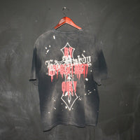 edhardyoriginals S / VTG BLACK Holy Cross Boxy Tee