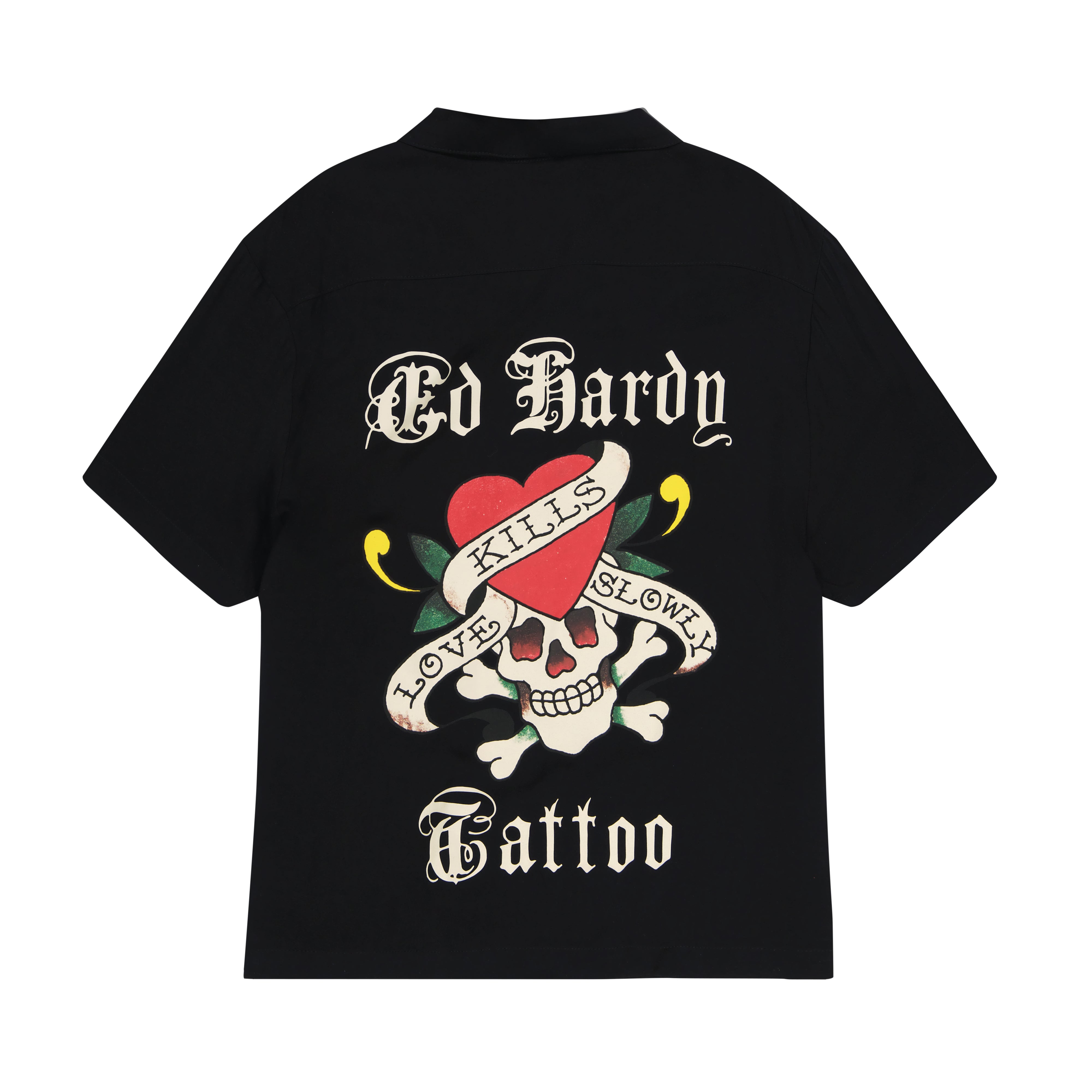 LKS Skull Mens Camp Shirts