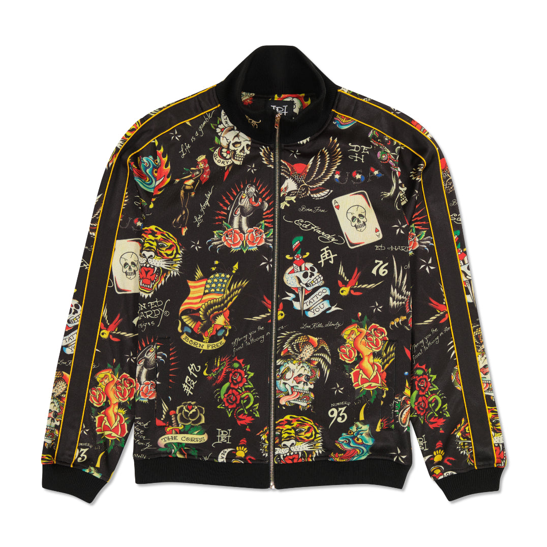 Flashboard Track Jacket - edhardyoriginals