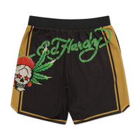 edhardyoriginals M / Black Weed Skull Short