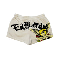 edhardyoriginals XS / IVORY Cherub Y2K Fleece Shorts