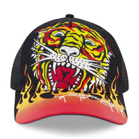edhardyoriginals BLACK Embroidered Tiger Flame