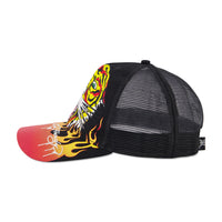 edhardyoriginals BLACK Embroidered Tiger Flame