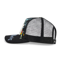 edhardyoriginals OS / BLACK Tiger Skull Trucker Hat - Black