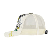 edhardyoriginals OS / IVORY Cherub Rhinestone Trucker Hat