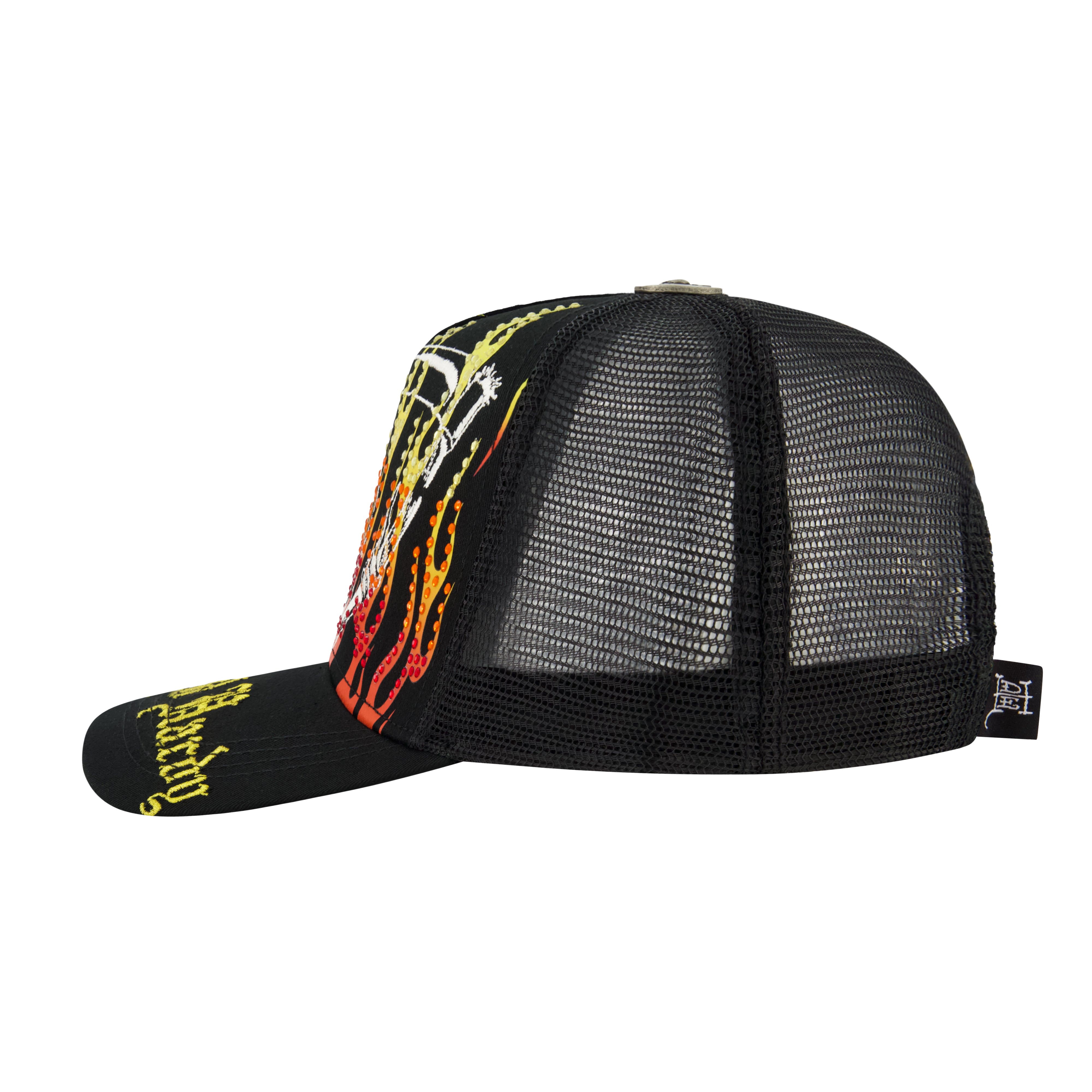 Reaper Rhinestone Trucker Hat