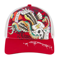 edhardyoriginals OS / CHERRY WHITE NYC Eagle Hat