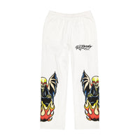 edhardyoriginals S / White Xman Mens Rhinestone Baggy Sweatpant White