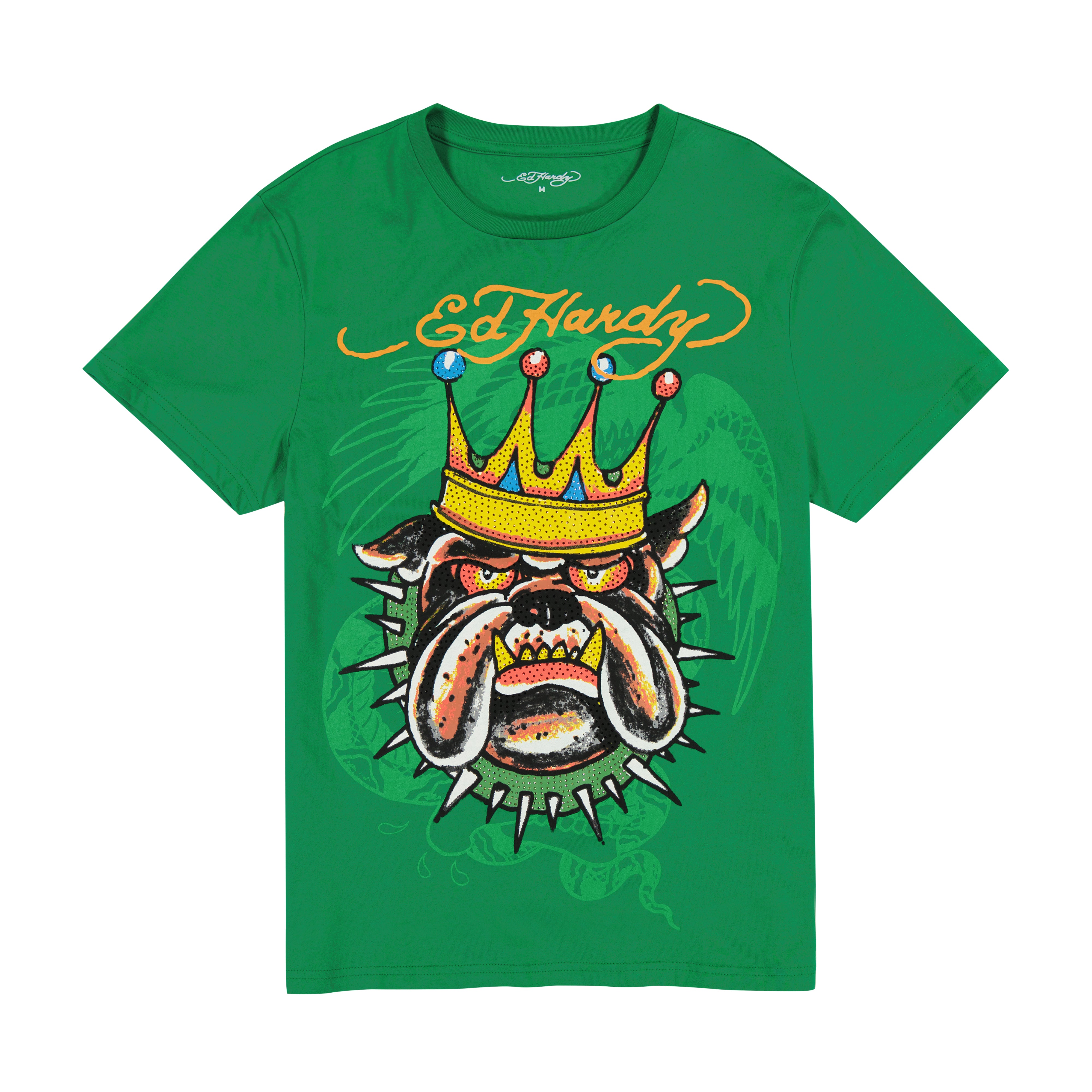 edhardyoriginals S / GREEN Bulldog Tee