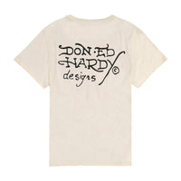 edhardyoriginals S / IVORY Dagger Snake Throwback Rhinestone Tee