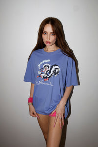 edhardyoriginals S/M / Pale Blue Famous Skunk Boxy Tee