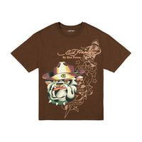 edhardyoriginals S/M / Cocoa Bulldog Boxy Tee