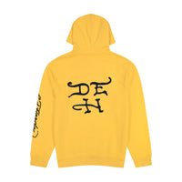 edhardyoriginals S / YELLOW Fire Tiger Golden Yellow Pullover Hoodie