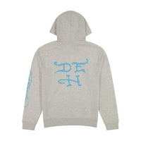 edhardyoriginals S / HEATHER GREY Yellow Hair Skull Heather Grey Pullover Hoodie