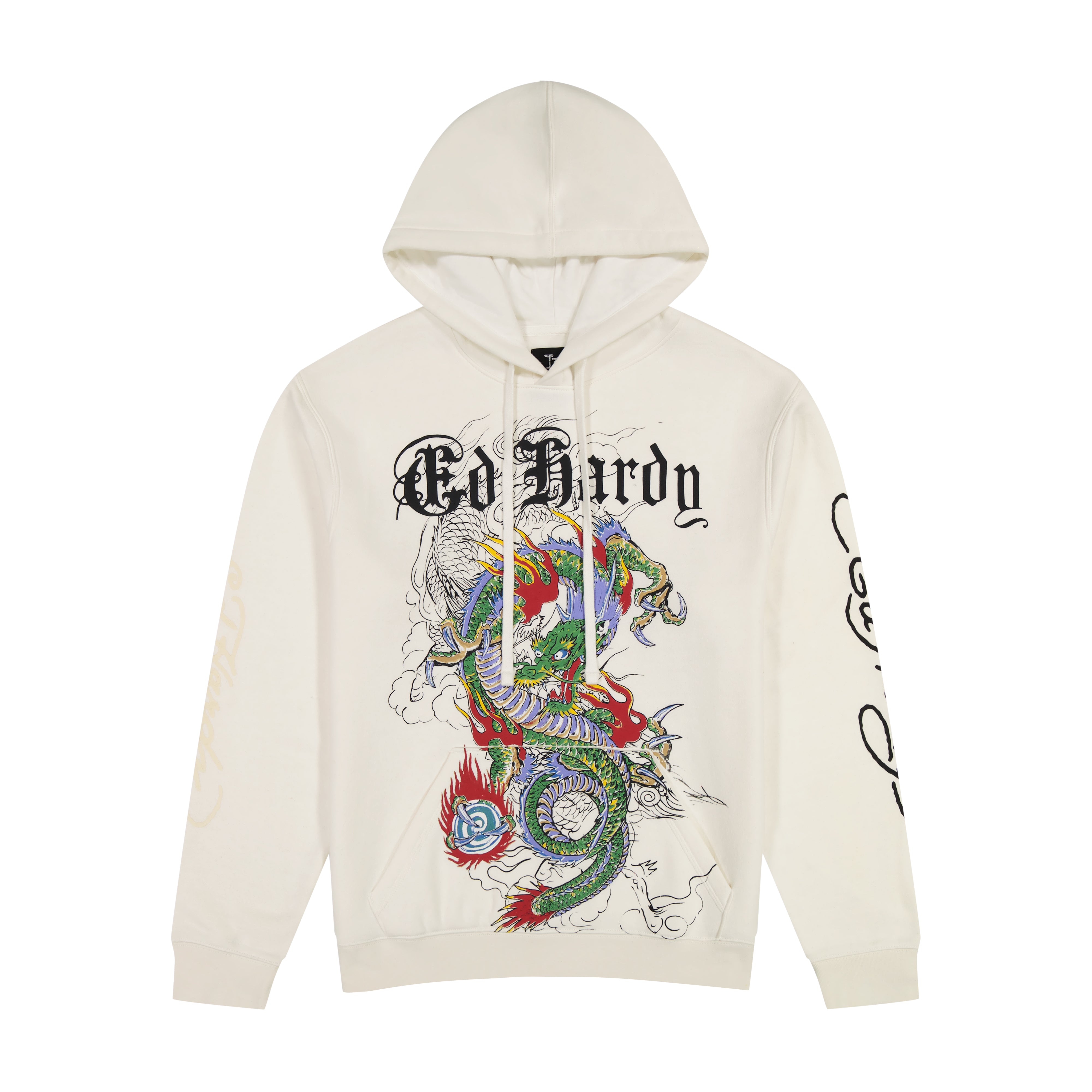 Japan Dragon Ivory Pullover Hoodie