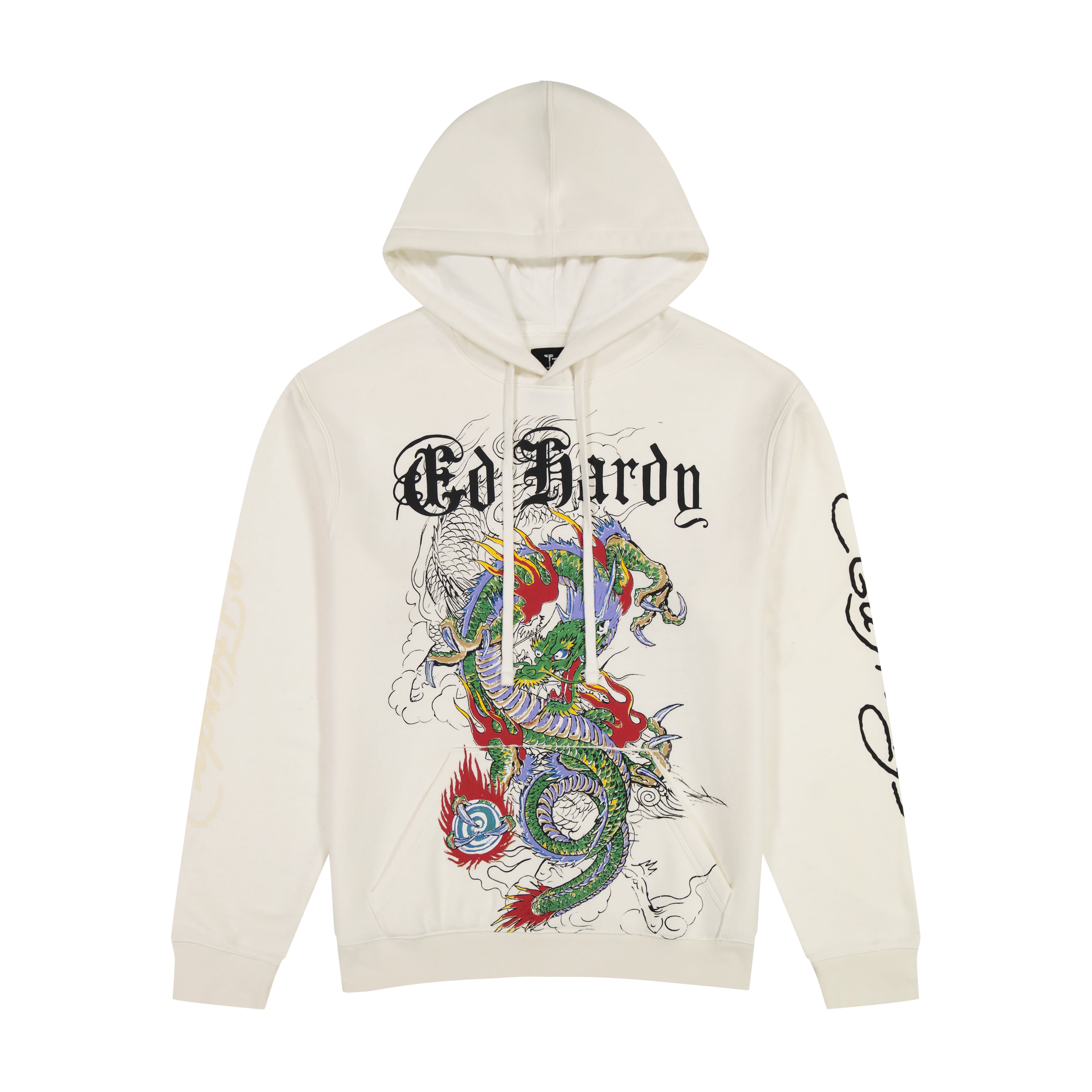edhardyoriginals S / IVORY Japan Dragon Ivory Pullover Hoodie