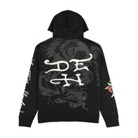 edhardyoriginals S / BLACK Tiger Dagger Hoodie