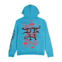 edhardyoriginals S / JEWEL Flame Skull Hoodie - Jewel