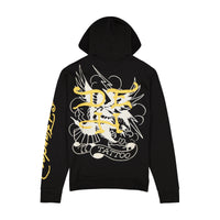 edhardyoriginals S / BLACK Fire Skull Pullover Hoodie