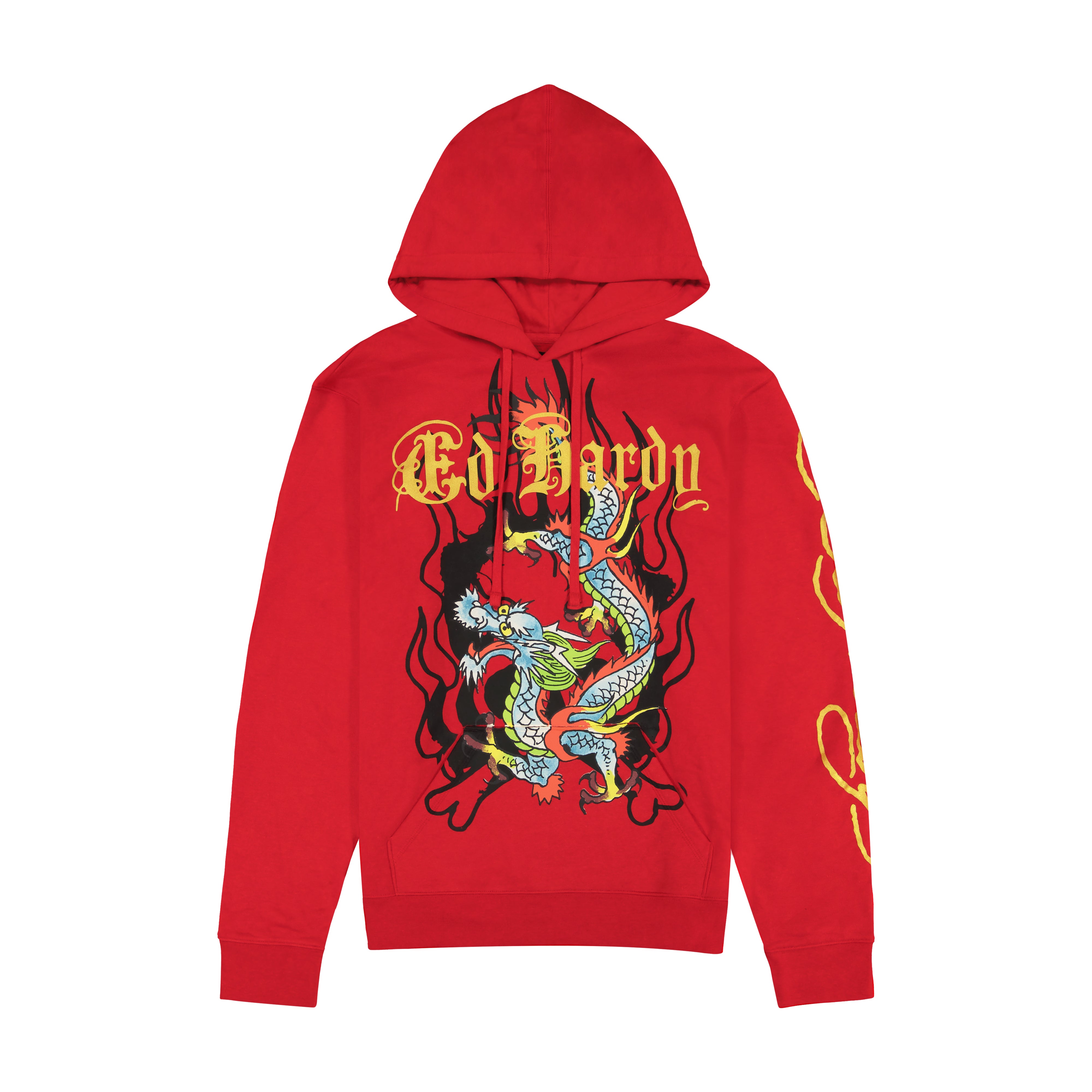edhardyoriginals S / Red Dragon Mens Hoodie