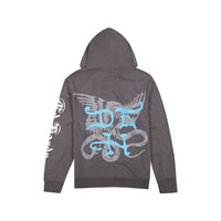 edhardyoriginals S / CHARCOAL NY Eagle Men's Hoodie