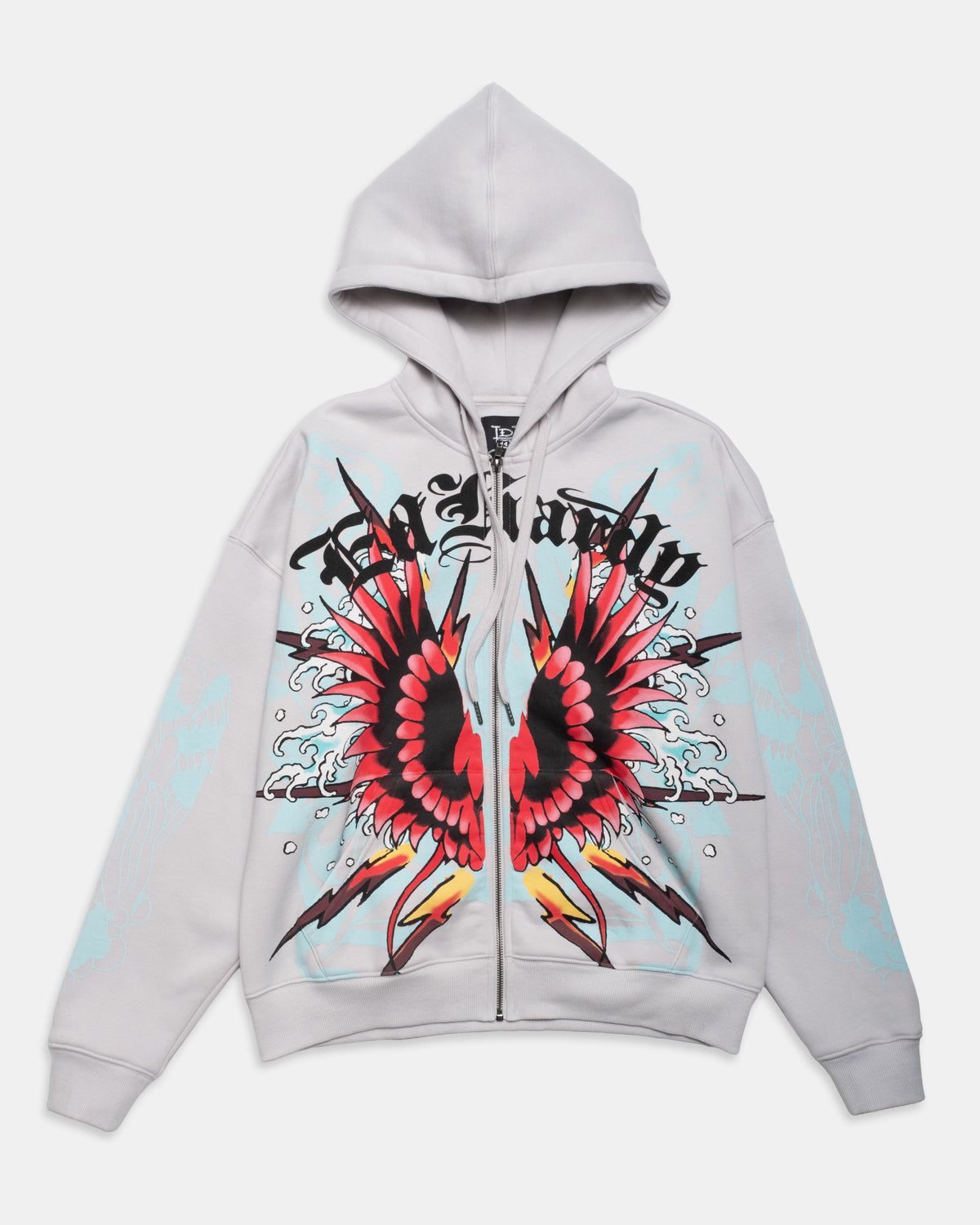Wings Boxy Zip Hoodie