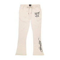 edhardyoriginals S / IVORY Death Before Dishonor Eagle Bootcut Sweatpants