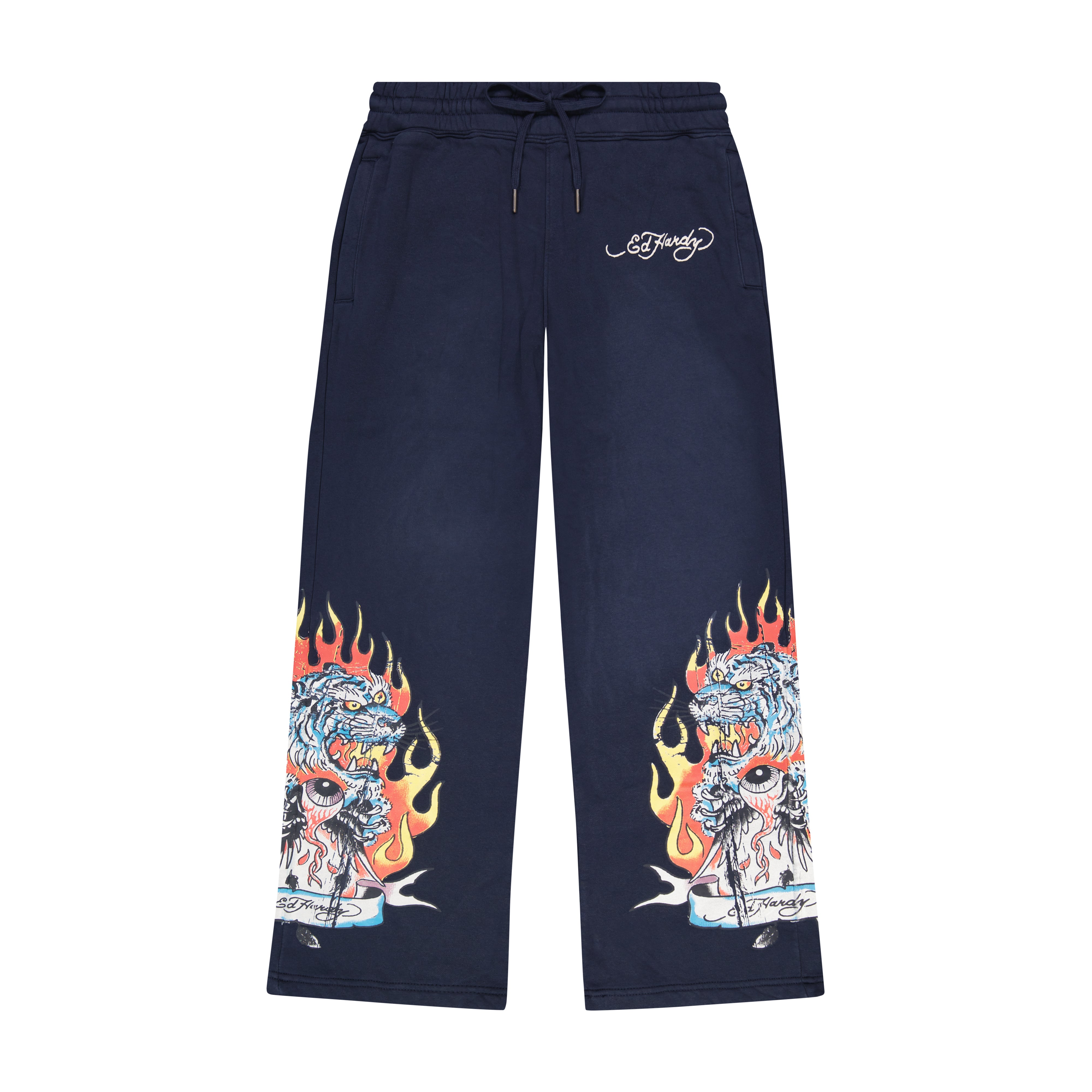 Tiger Flames Baggy Sweatpants