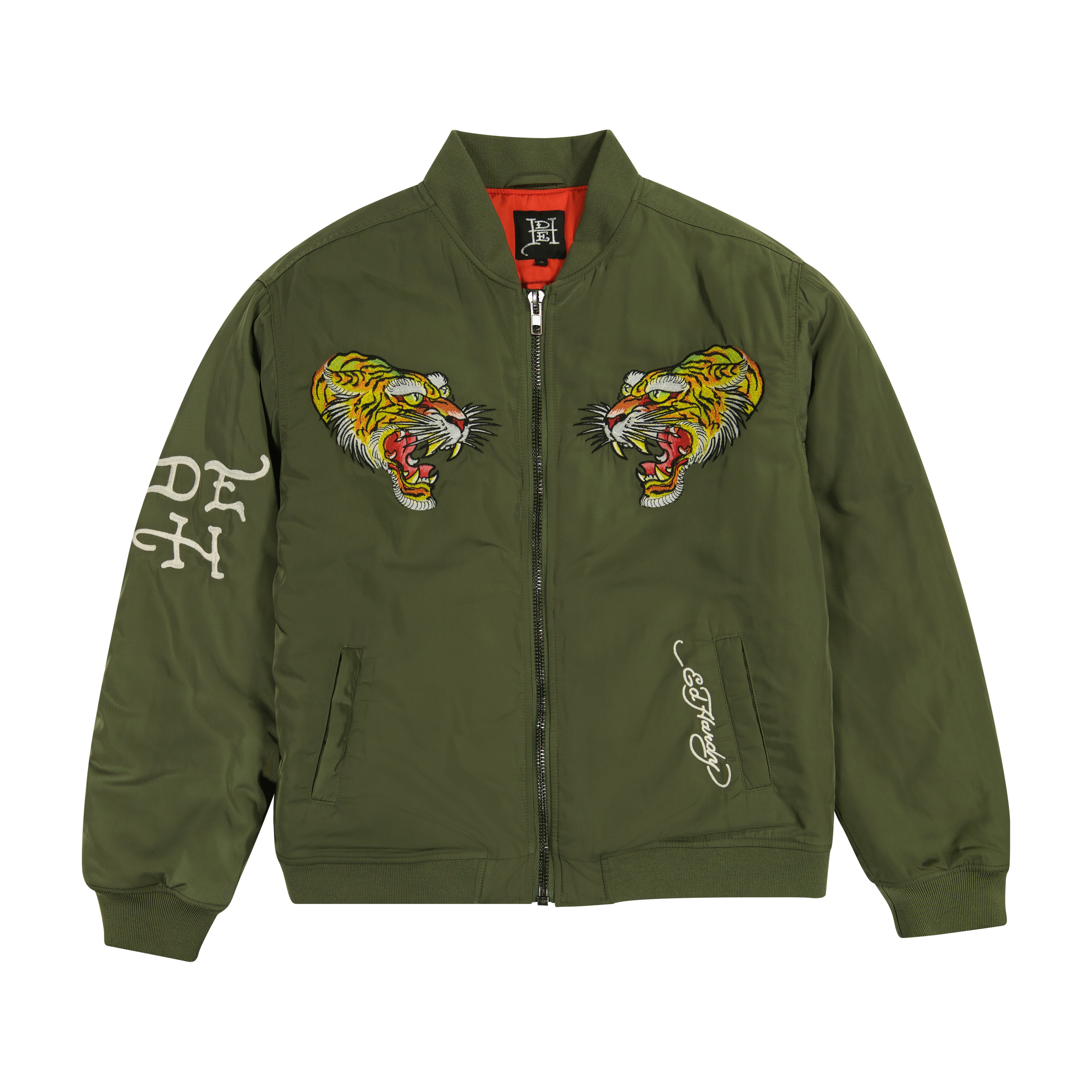 edhardyoriginals XS / OLIVE NYC Skull Bomber Jacket