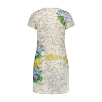 edhardyoriginals S / IVORY Koi Fish Mesh Dress