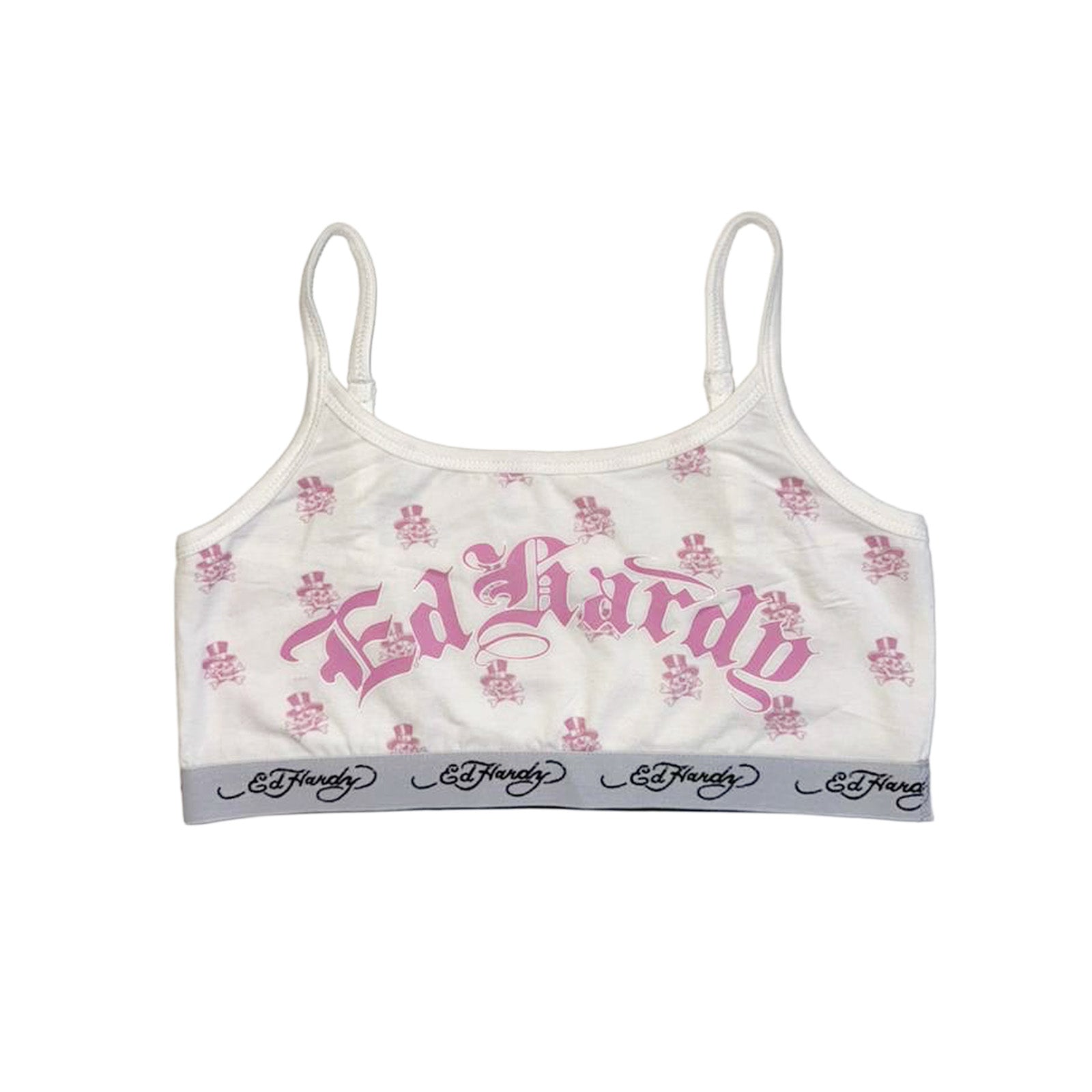 Tophat Skull Elastic Bralette