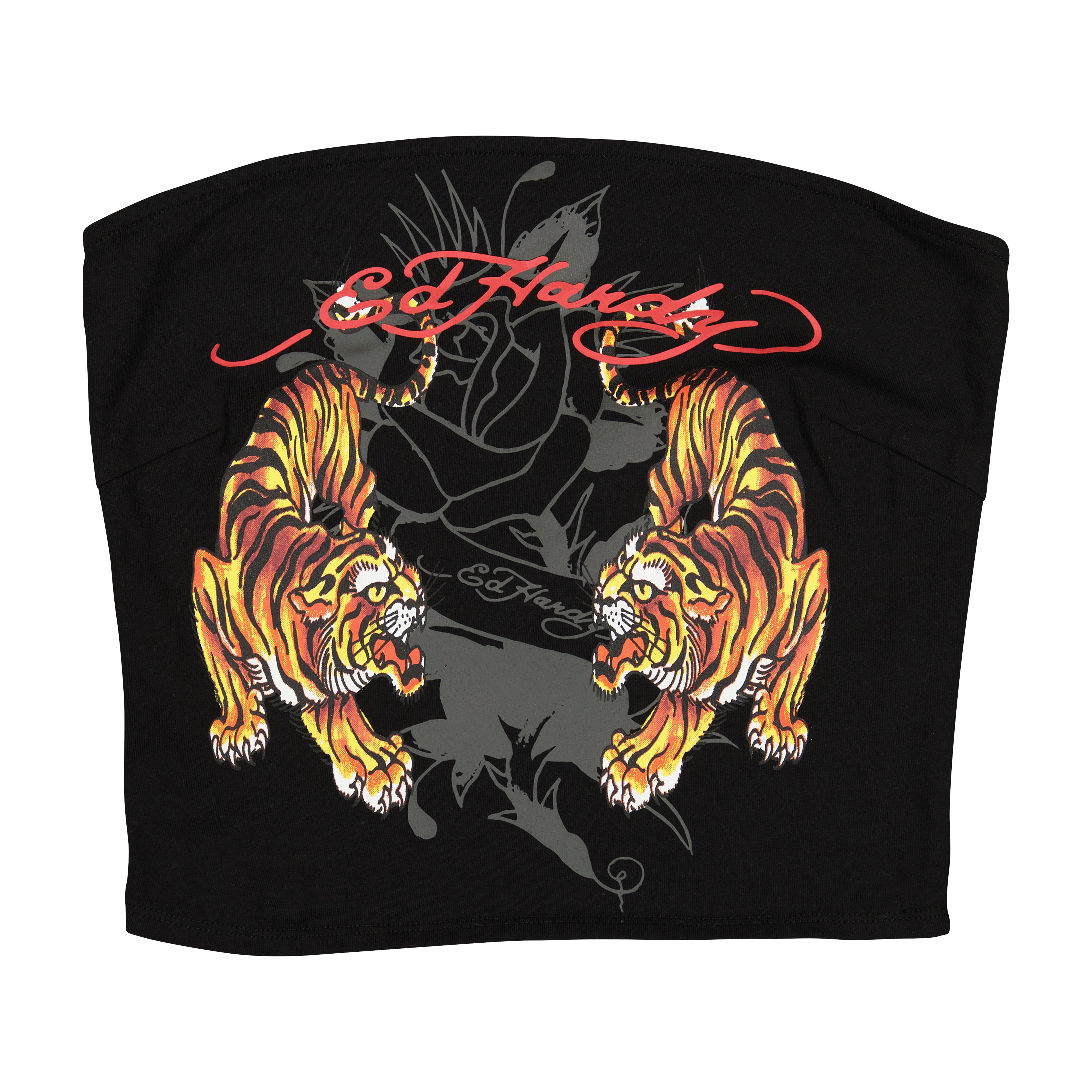 edhardyoriginals XS / BLACK Tigers Tube Top