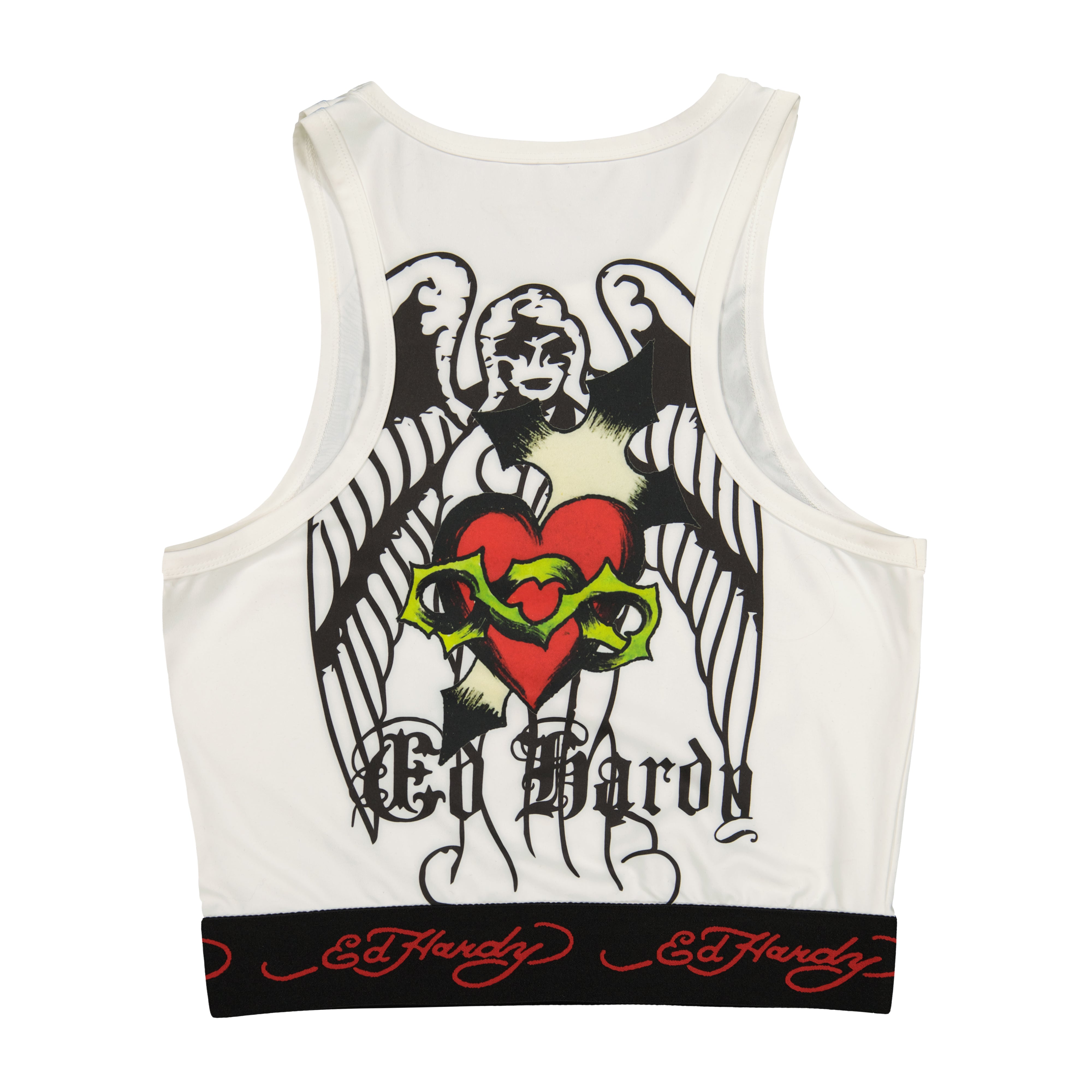 edhardyoriginals XS / WHITE Sacred Heart Sport Tank