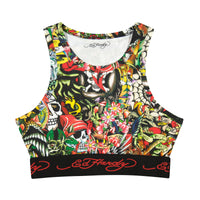 edhardyoriginals XS / MULTI Tattoo Collage Sport Tank