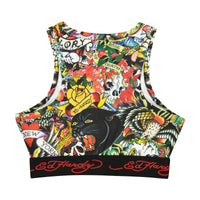 edhardyoriginals XS / MULTI Tattoo Collage Sport Tank