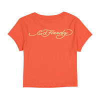 edhardyoriginals S / Apricot Born Free Swallow Baby Tee