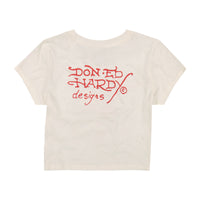 edhardyoriginals XS / IVORY Cross Heart Baby Tee