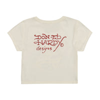 edhardyoriginals XS / IVORY Cherub Rhinestone Baby Tee