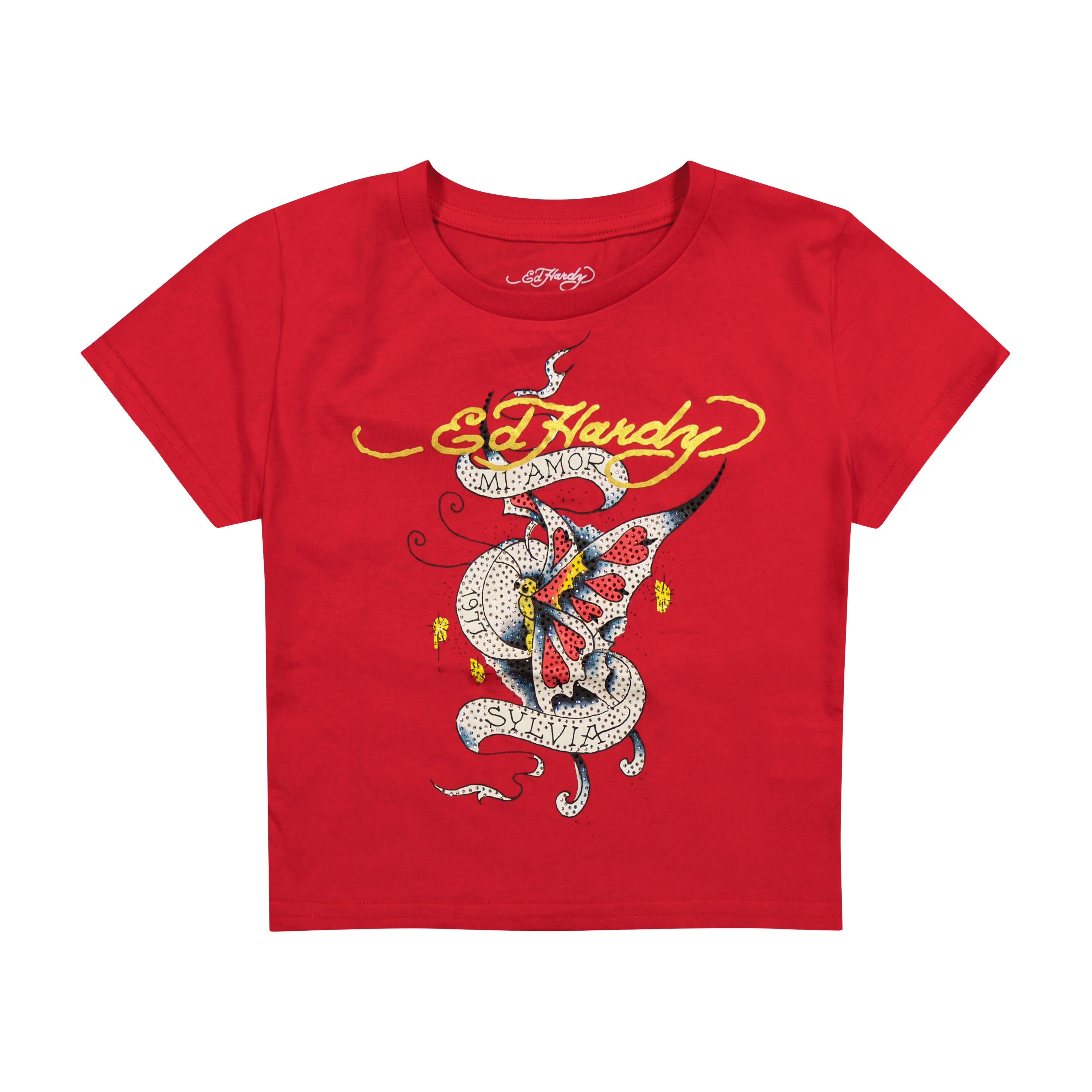 Mi Amore Rhinestone Baby Tee