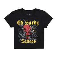 Baby Devil Rhinestone Baby Tee