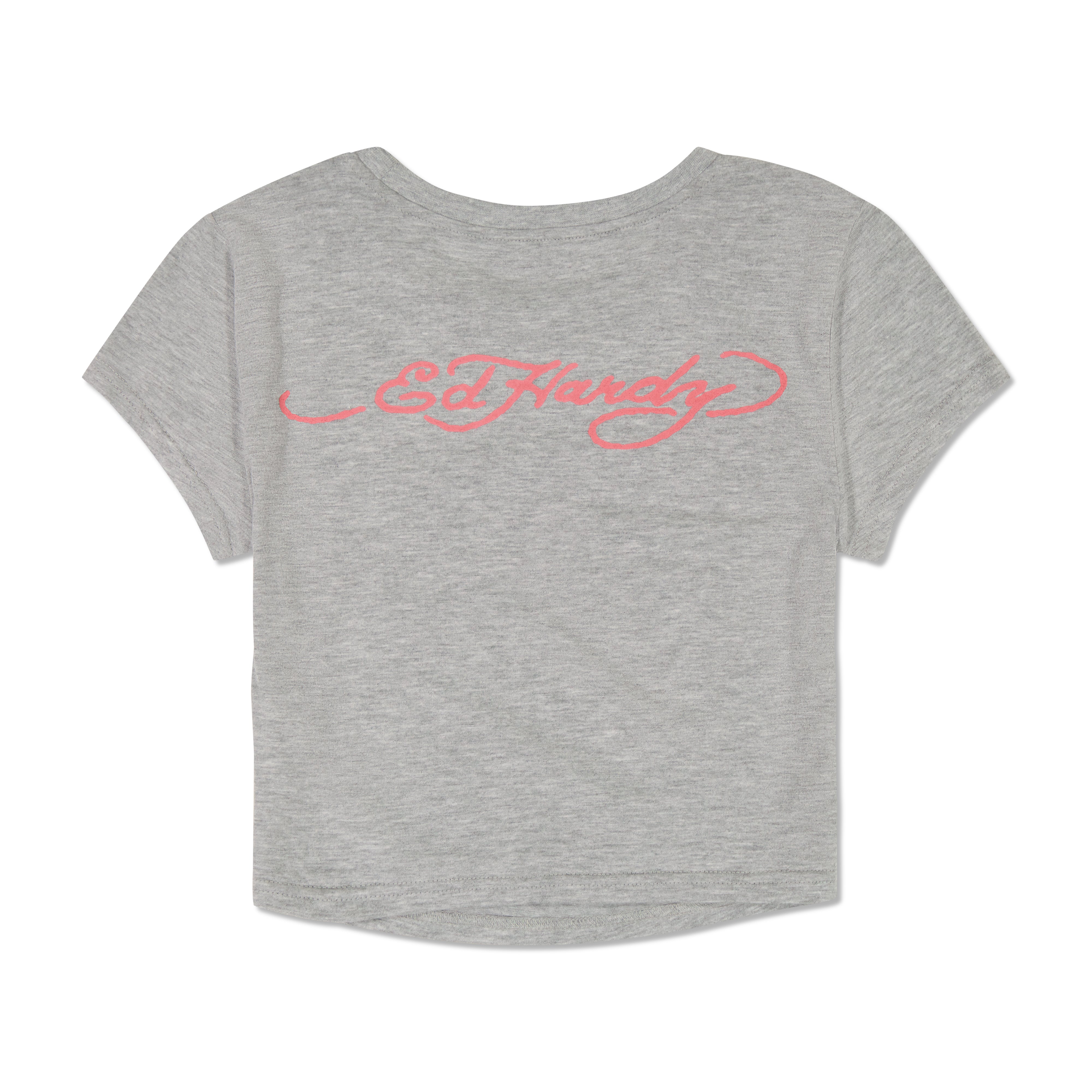 Rose Cobra Baby Tee - edhardyoriginals