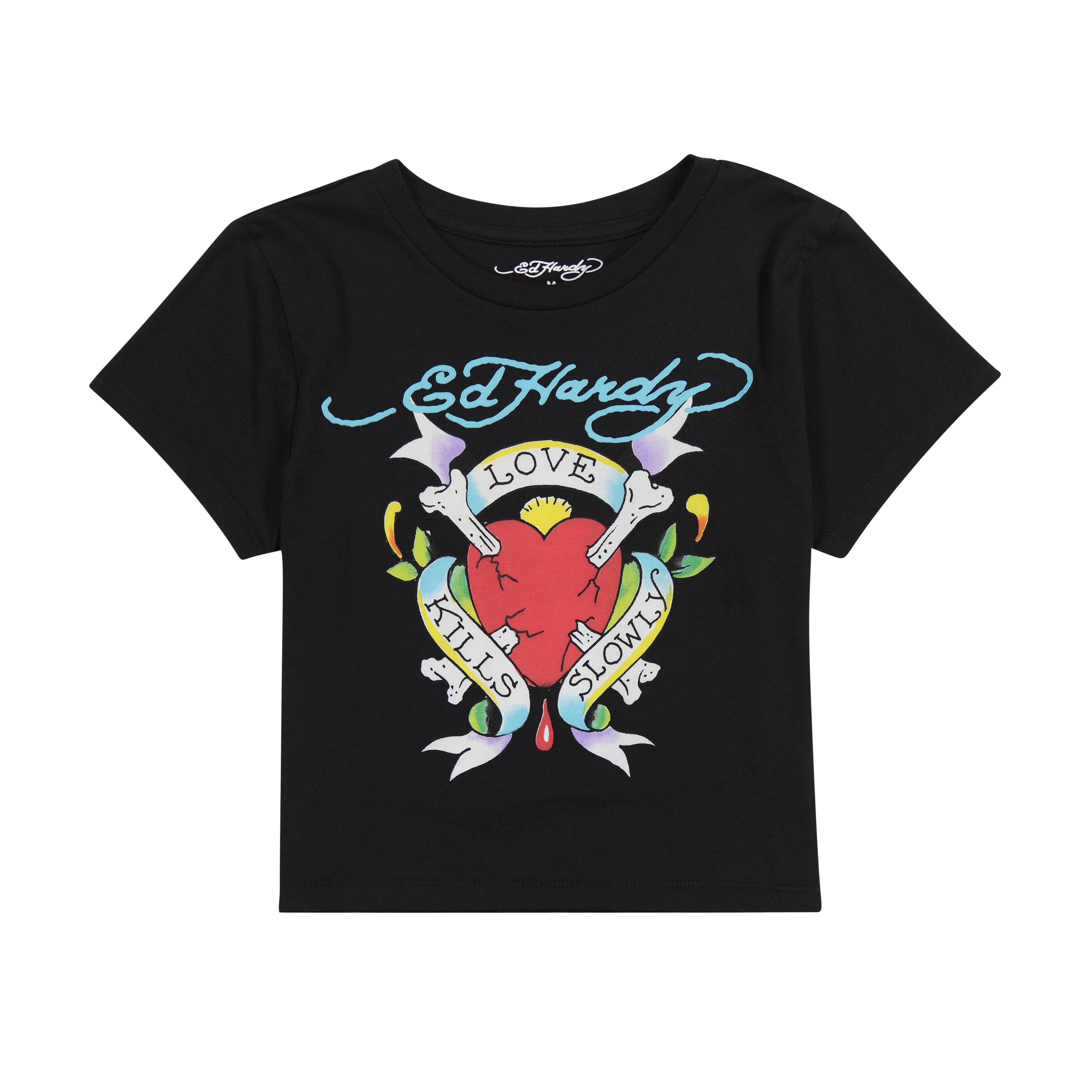 edhardyoriginals XS / Black LKS Heart Baby Tee