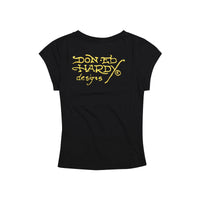 Swallow Rose Rhinestone Fitted Tee