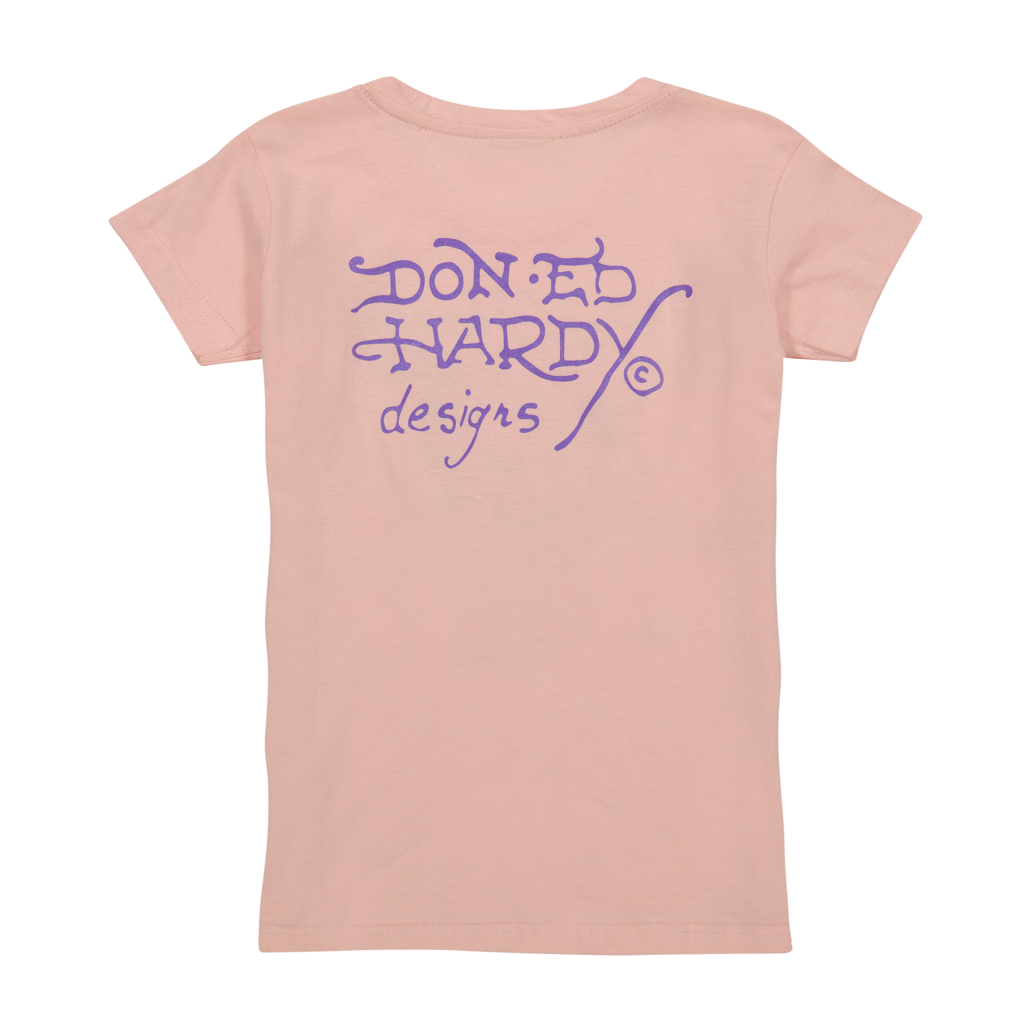 Diamond Flower Baby Fitted Tee - edhardyoriginals