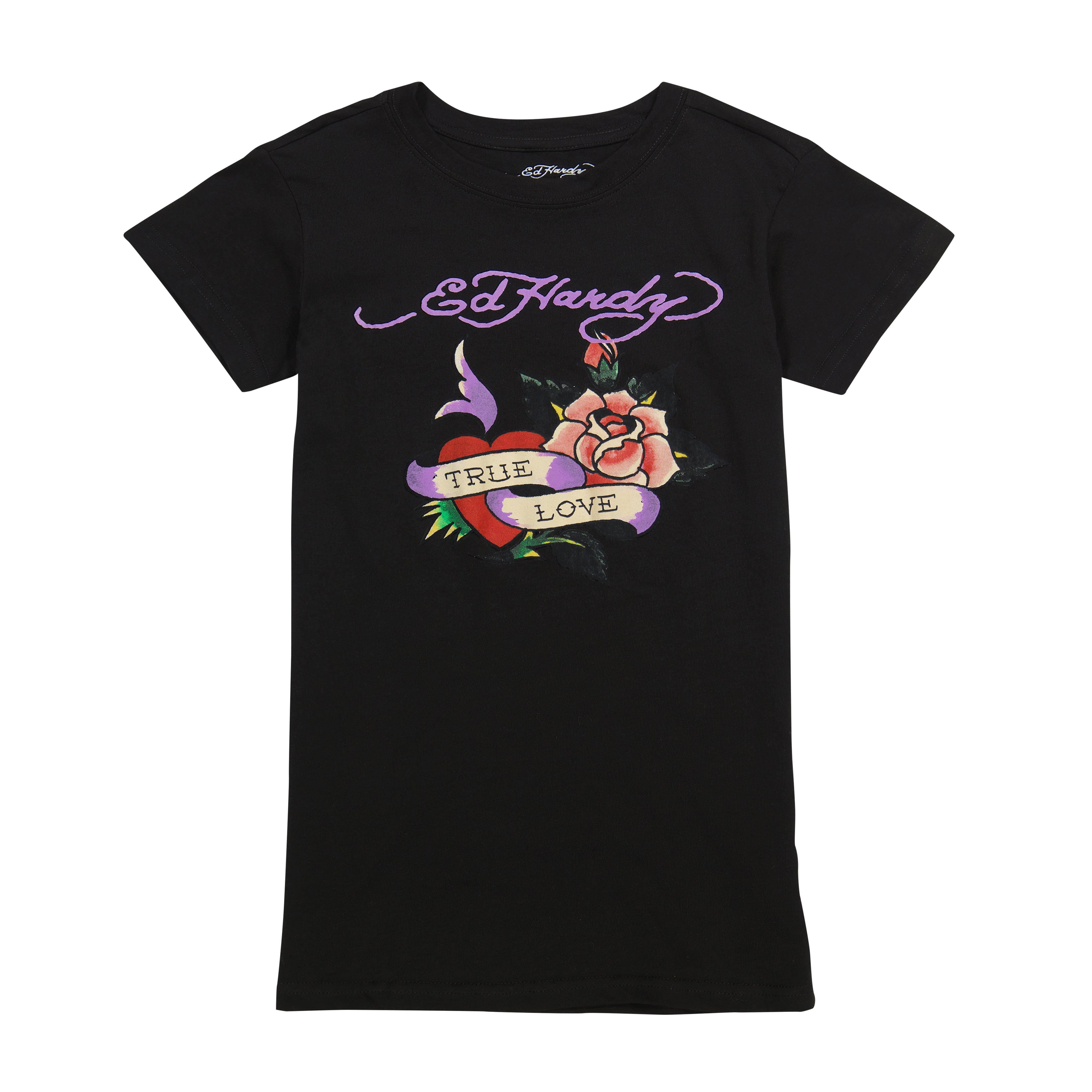 True Love Baby Fitted Tee - edhardyoriginals