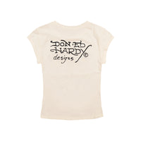 LKS Skull Rhinestone Cap Sleeve Tee