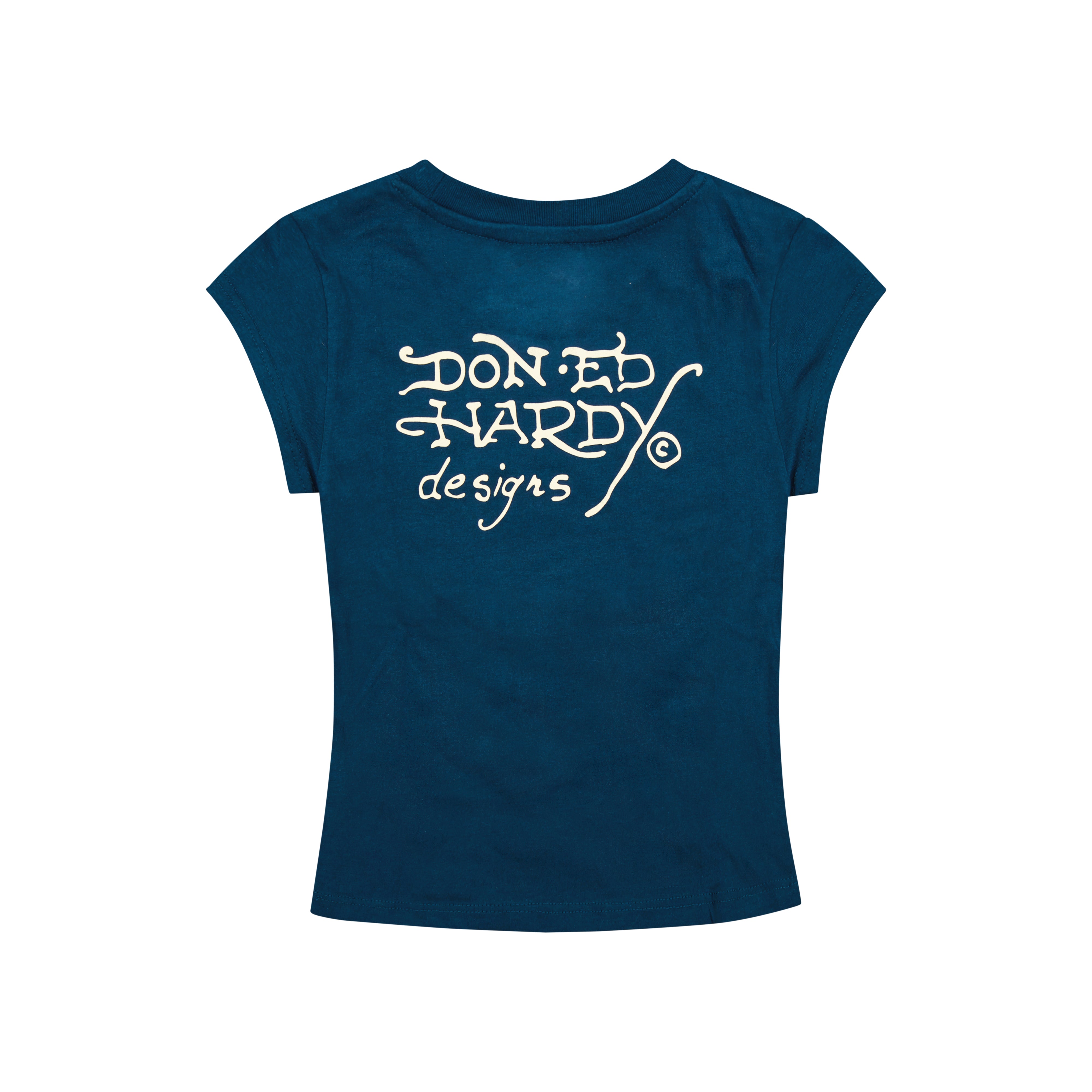 Flame Rose Cap Sleeve Tee