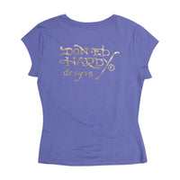edhardyoriginals S / Baby Blue True Love Cap Sleeve Tee
