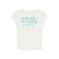 edhardyoriginals XS / IVORY Phoenix Cap Sleeve Tee